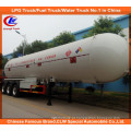 Asme 40000L-60000L 3 Eixos GPL Transport Tank Trailer Semi-reboque de Gás para Nigéria